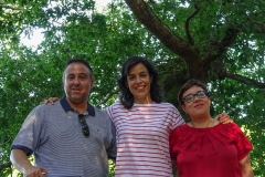 Rodaxe con Rosalía Fdez Rial e Teresa Seara con Carlos Lorenzo